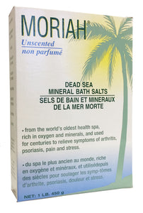 Moriah Bath Salts, Unscented, 450g Box