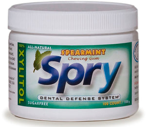 Spry Gum, 100 pc Jar, Spearmint