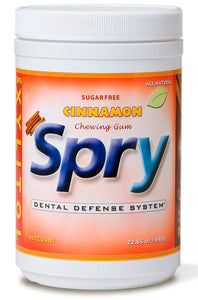 Spry Chewing Gum, 550 pc Jar, Cinnamon