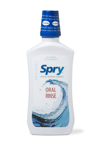 Spry Oral Rinse, Cool Mint, 473ml
