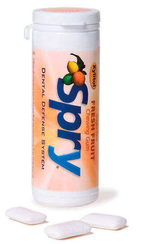 Spry Gum, Case of 6, 27 pc, Fresh Fruit