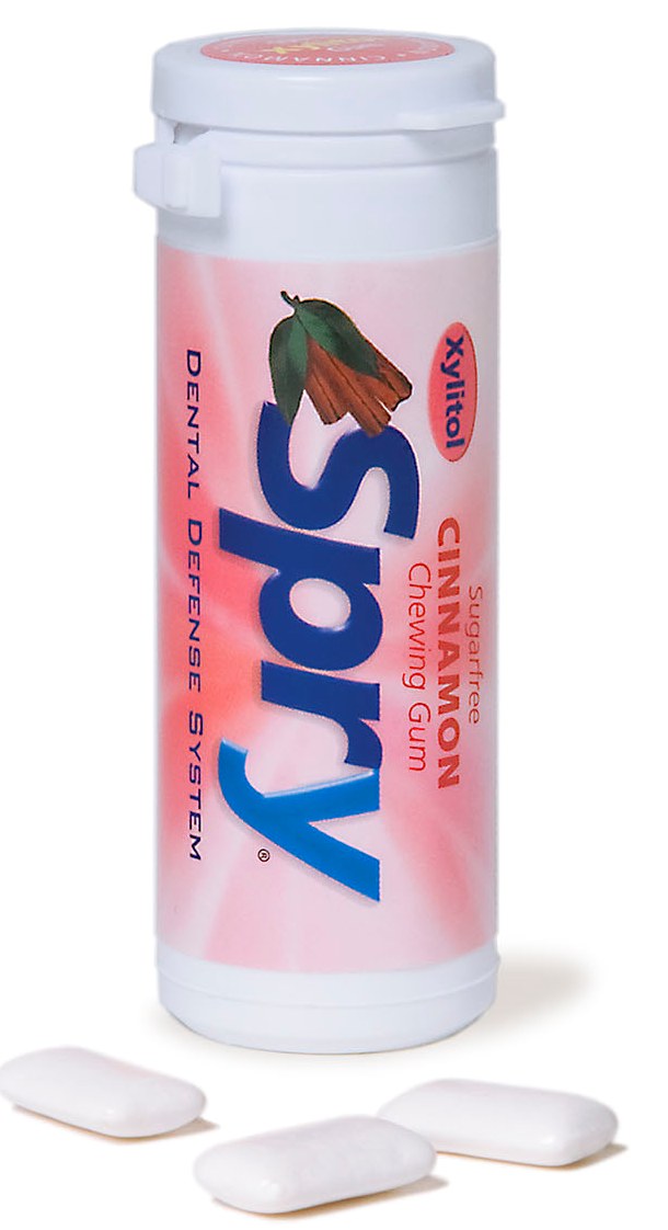 Spry Gum, Case of 6, 27 pc, Cinnamon
