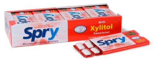 Spry Gum, Case of 20 Blister Packs, Cinnamon